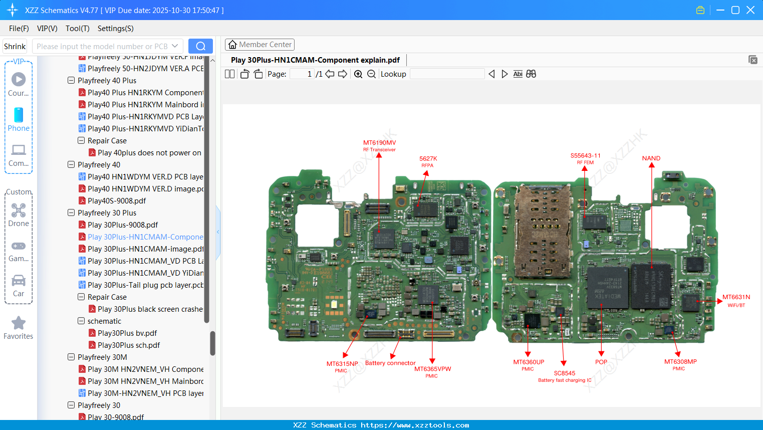 Honor Play 30Plus-HN1CMAM-Component Explain